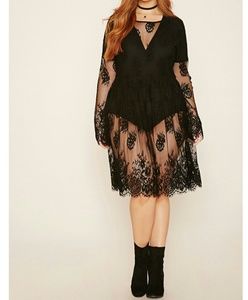 Sheer Lace Dress ON HOLD